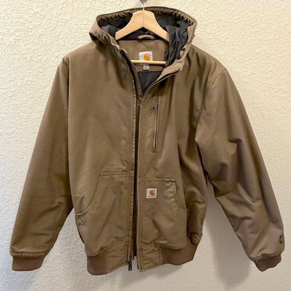 Carhartt Quick Duck Jefferson Active Jacket Tan Size Medium